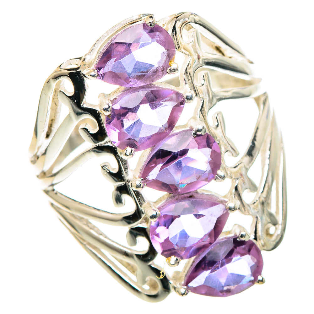 Color Change Alexandrite (lab.) Rings handcrafted by Ana Silver Co - RING97732