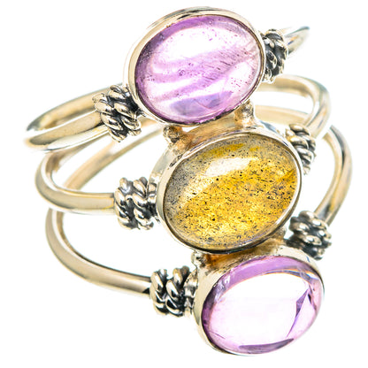 Labradorite Rings handcrafted by Ana Silver Co - RING97741