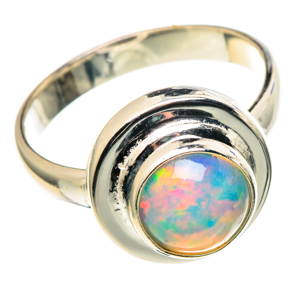 Ethiopian Opal Rings handcrafted by Ana Silver Co - RING97744