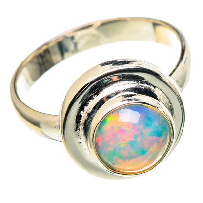 Ethiopian Opal Rings handcrafted by Ana Silver Co - RING97744