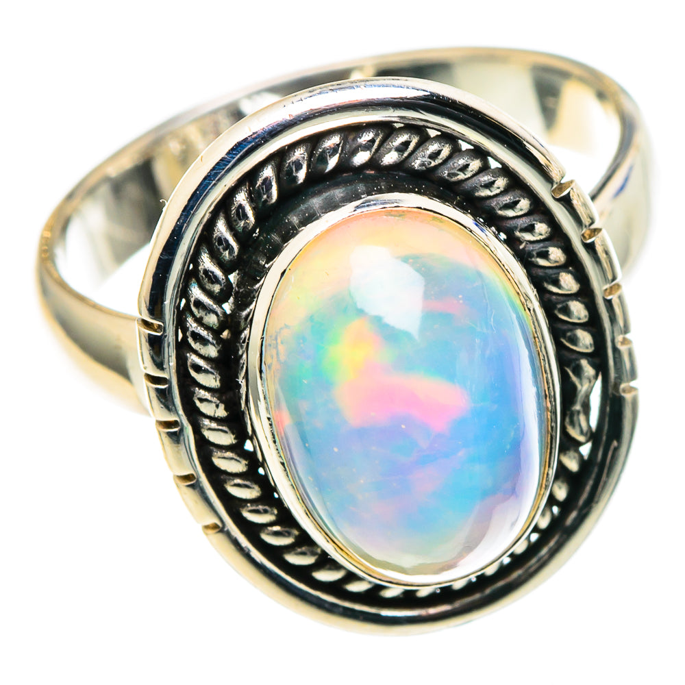 Ethiopian Opal Rings handcrafted by Ana Silver Co - RING97746