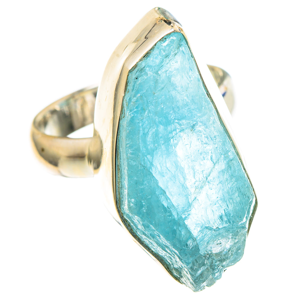 Aquamarine Rings handcrafted by Ana Silver Co - RING97750