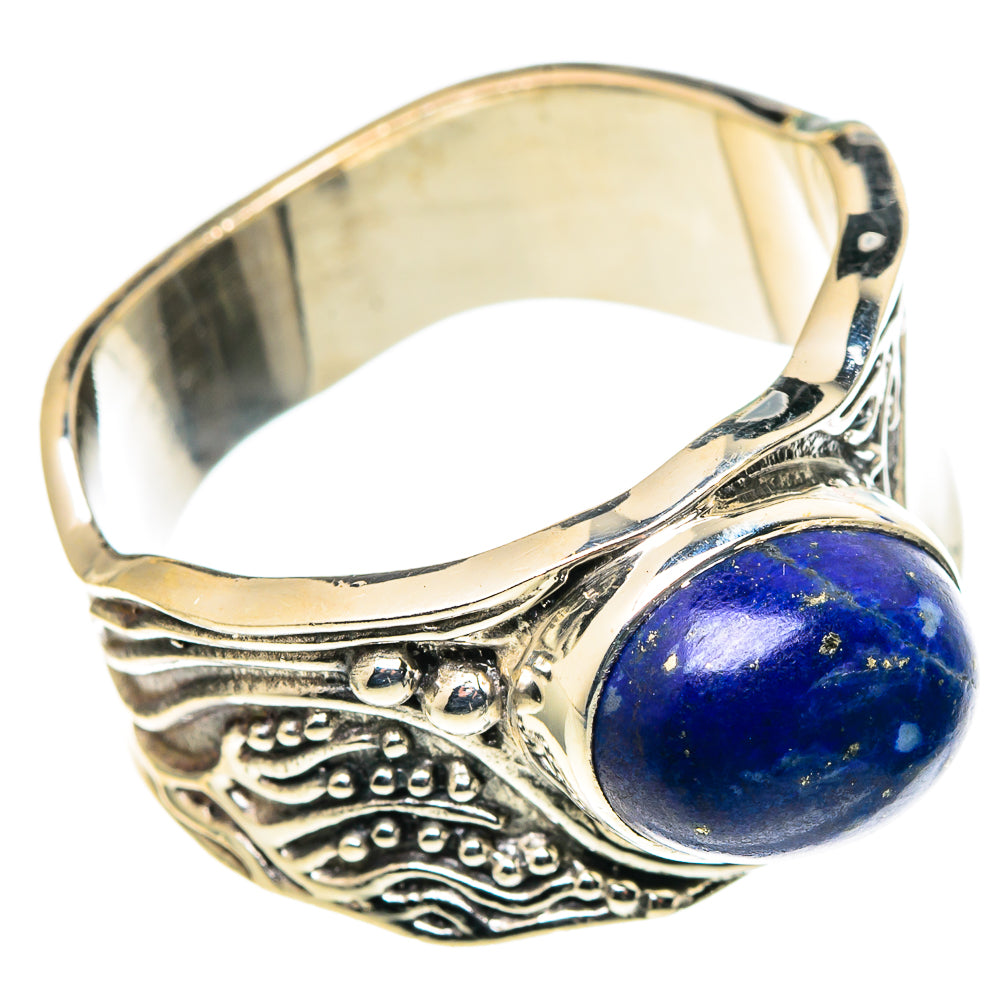 Lapis Lazuli Rings handcrafted by Ana Silver Co - RING97751 - Photo 2