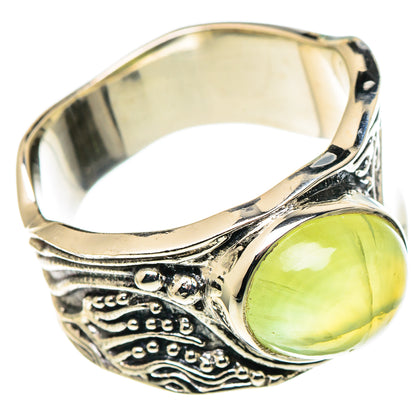 Prehnite Rings handcrafted by Ana Silver Co - RING97759 - Photo 2