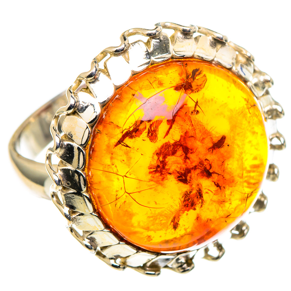 Baltic Amber Rings handcrafted by Ana Silver Co - RING97764
