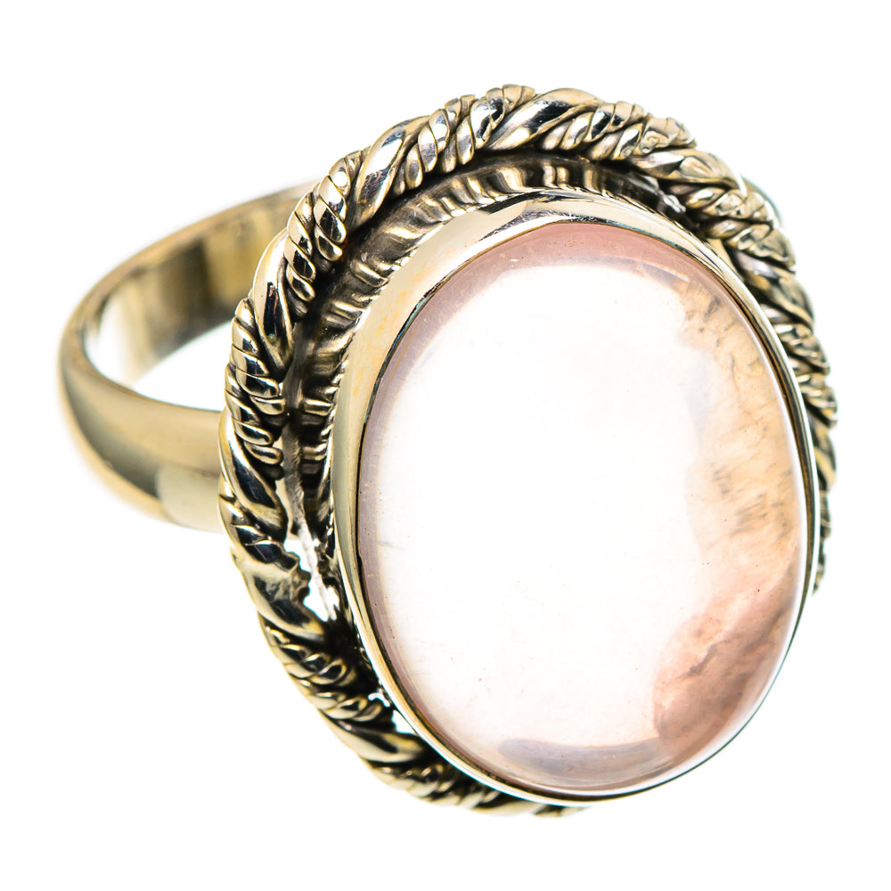 Rose Quartz Rings handcrafted by Ana Silver Co - RING97766