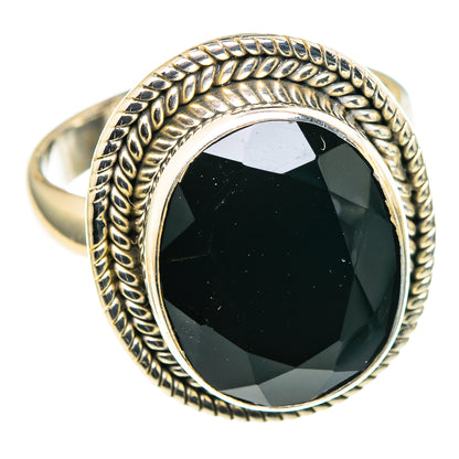 Black Onyx Rings handcrafted by Ana Silver Co - RING97775