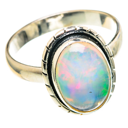 Ethiopian Opal Rings handcrafted by Ana Silver Co - RING97783