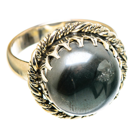Hematite Rings handcrafted by Ana Silver Co - RING97784