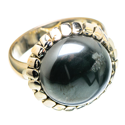 Hematite Rings handcrafted by Ana Silver Co - RING97785