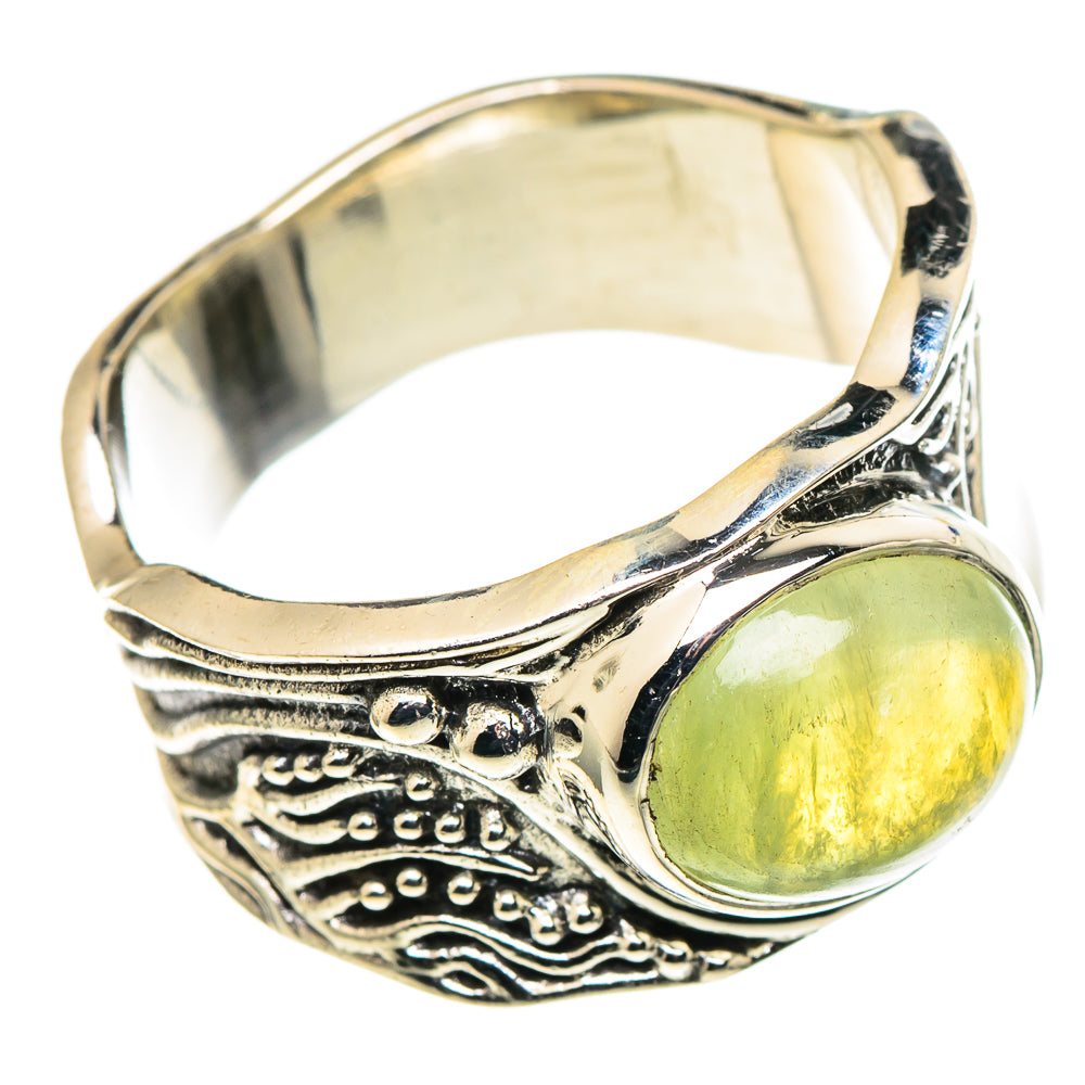 Prehnite Rings handcrafted by Ana Silver Co - RING97798