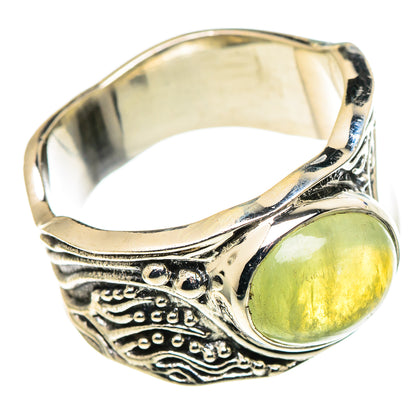 Prehnite Rings handcrafted by Ana Silver Co - RING97798