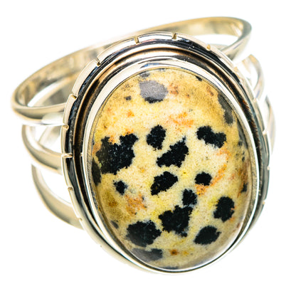 Dalmatian Jasper Rings handcrafted by Ana Silver Co - RING97800 - Photo 2