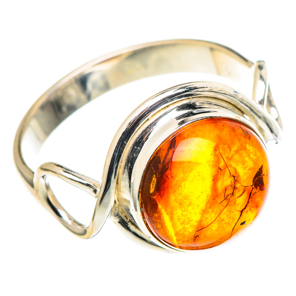 Baltic Amber Rings handcrafted by Ana Silver Co - RING97803