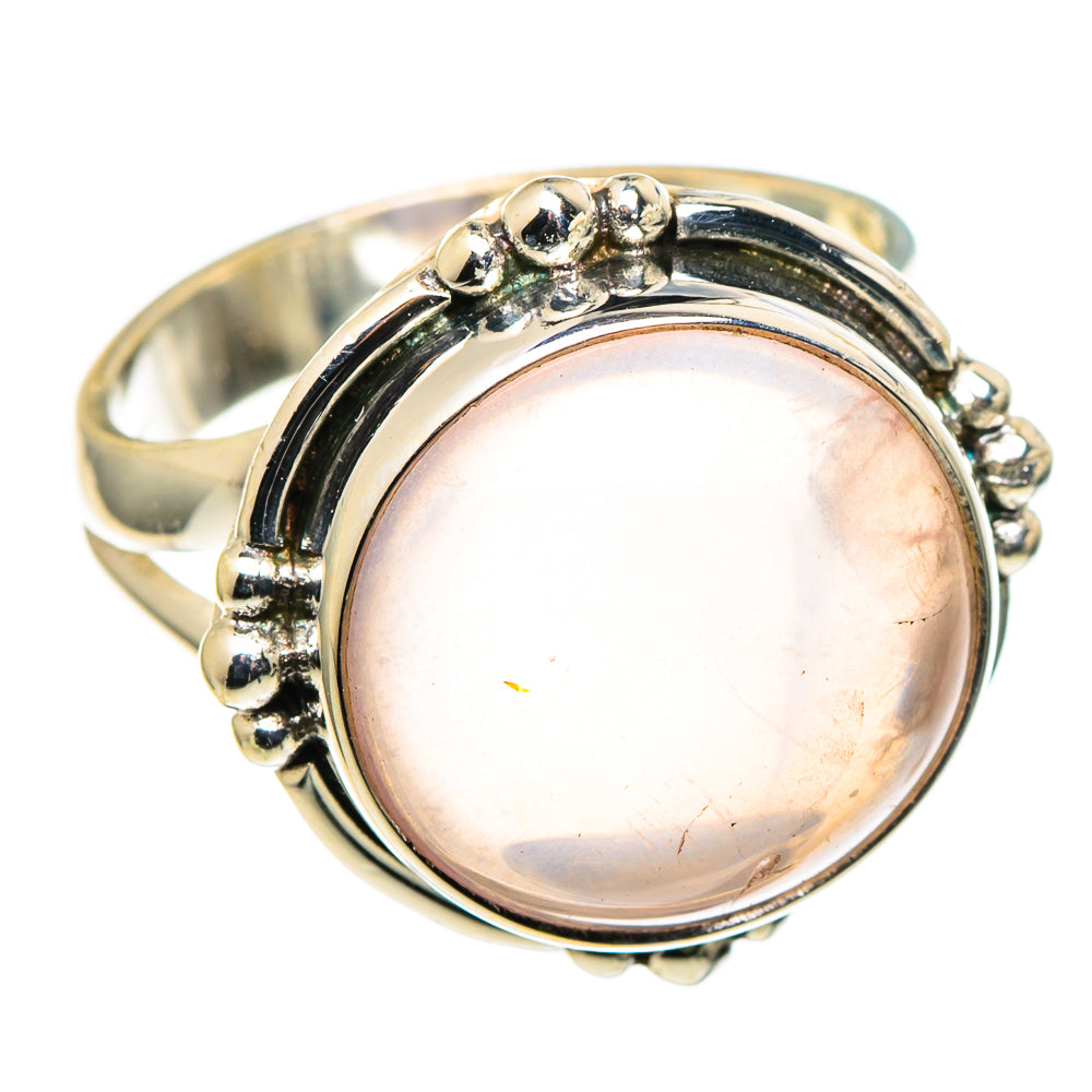 Rose Quartz Rings handcrafted by Ana Silver Co - RING97805