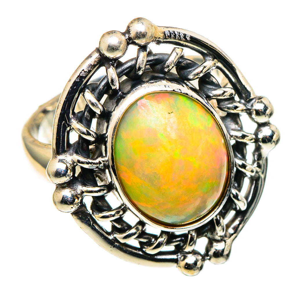 Ethiopian Opal Rings handcrafted by Ana Silver Co - RING97819