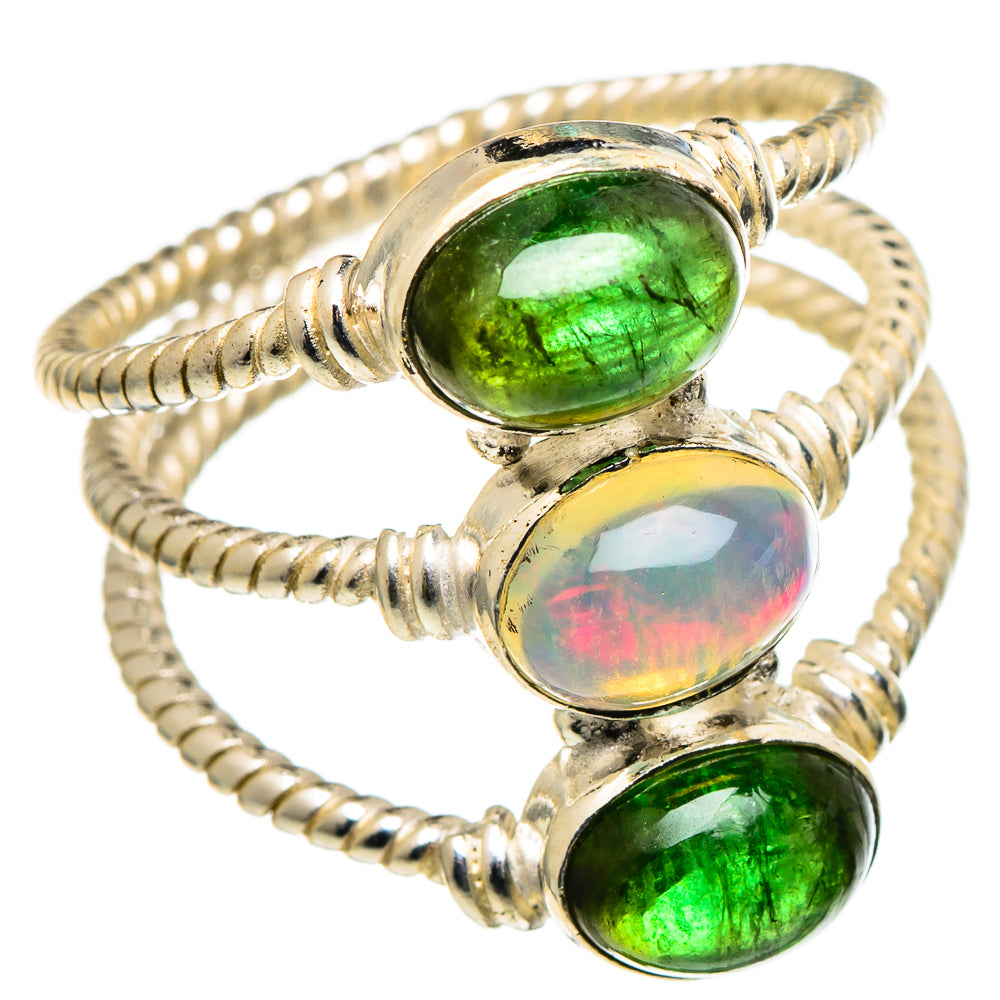 Ethiopian Opal Rings handcrafted by Ana Silver Co - RING97820