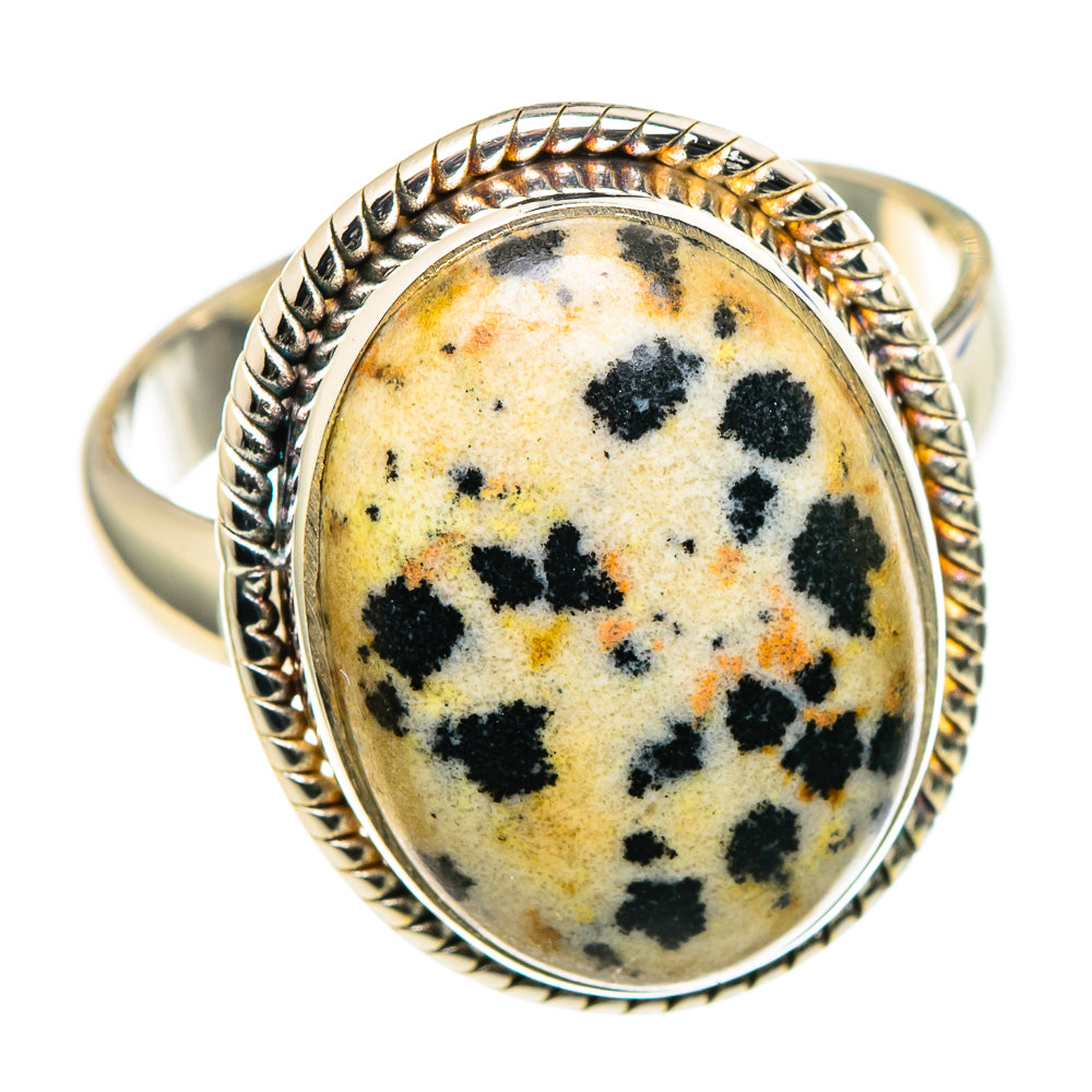 Dalmatian Jasper Rings handcrafted by Ana Silver Co - RING97834 - Photo 2
