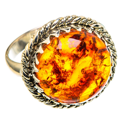 Baltic Amber Rings handcrafted by Ana Silver Co - RING97839