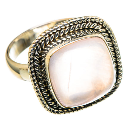 Rose Quartz Rings handcrafted by Ana Silver Co - RING97840