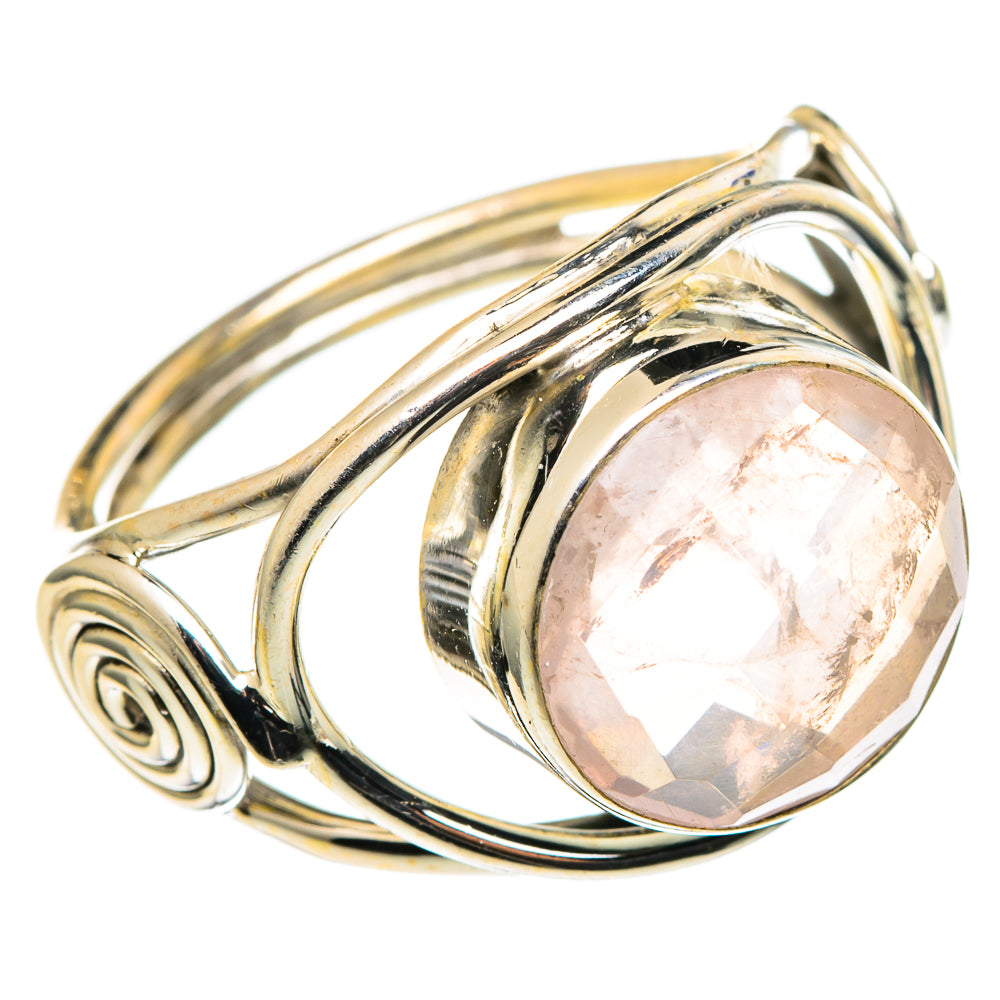 Rose Quartz Rings handcrafted by Ana Silver Co - RING97841