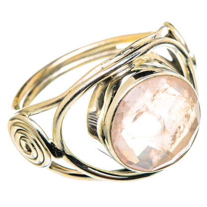 Rose Quartz Rings handcrafted by Ana Silver Co - RING97841