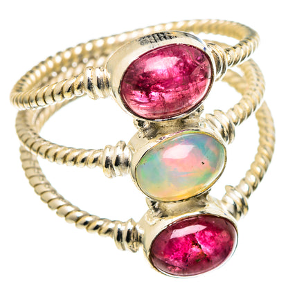 Ethiopian Opal Rings handcrafted by Ana Silver Co - RING97851