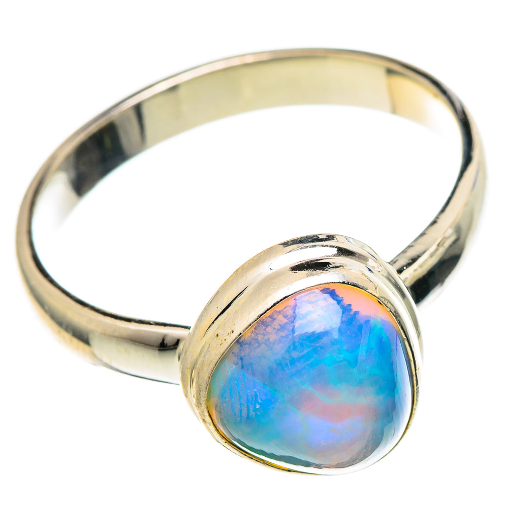 Ethiopian Opal Rings handcrafted by Ana Silver Co - RING97852
