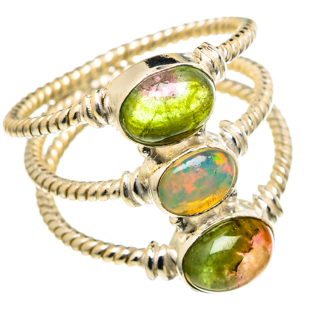Ethiopian Opal Rings handcrafted by Ana Silver Co - RING97853