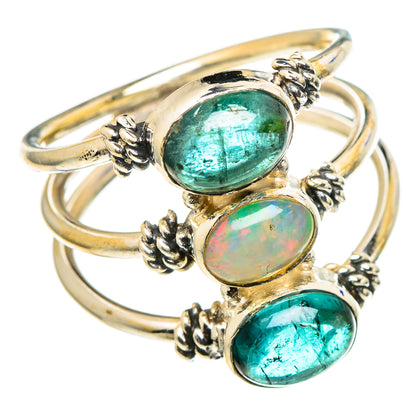 Ethiopian Opal Rings handcrafted by Ana Silver Co - RING97855