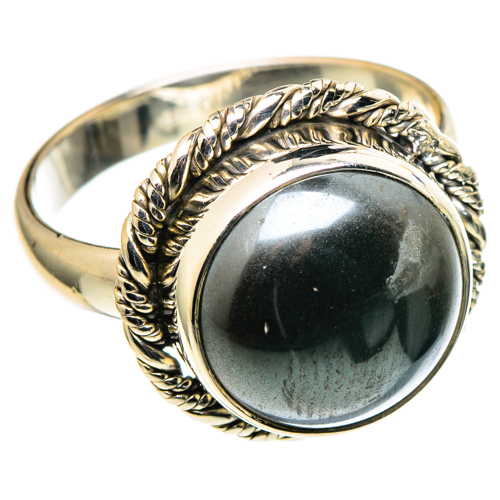 Hematite Rings handcrafted by Ana Silver Co - RING97856