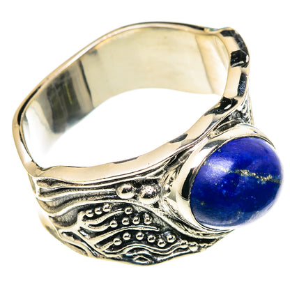 Lapis Lazuli Rings handcrafted by Ana Silver Co - RING97858