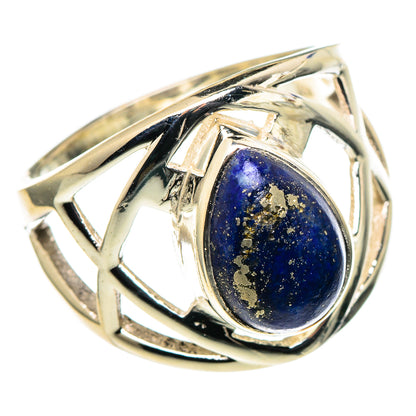 Lapis Lazuli Rings handcrafted by Ana Silver Co - RING97863