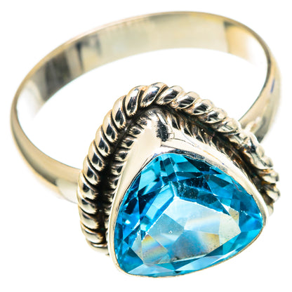 Blue Topaz Rings handcrafted by Ana Silver Co - RING97865