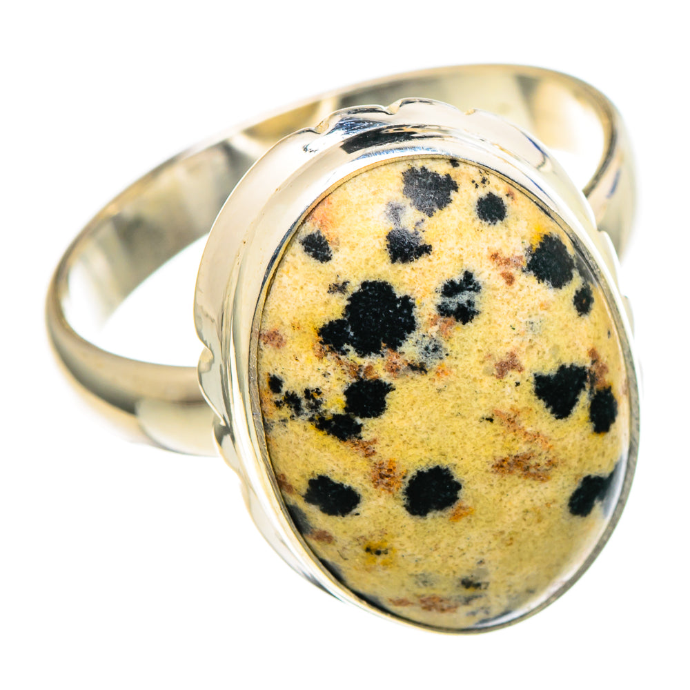 Dalmatian Jasper Rings handcrafted by Ana Silver Co - RING97872 - Photo 2