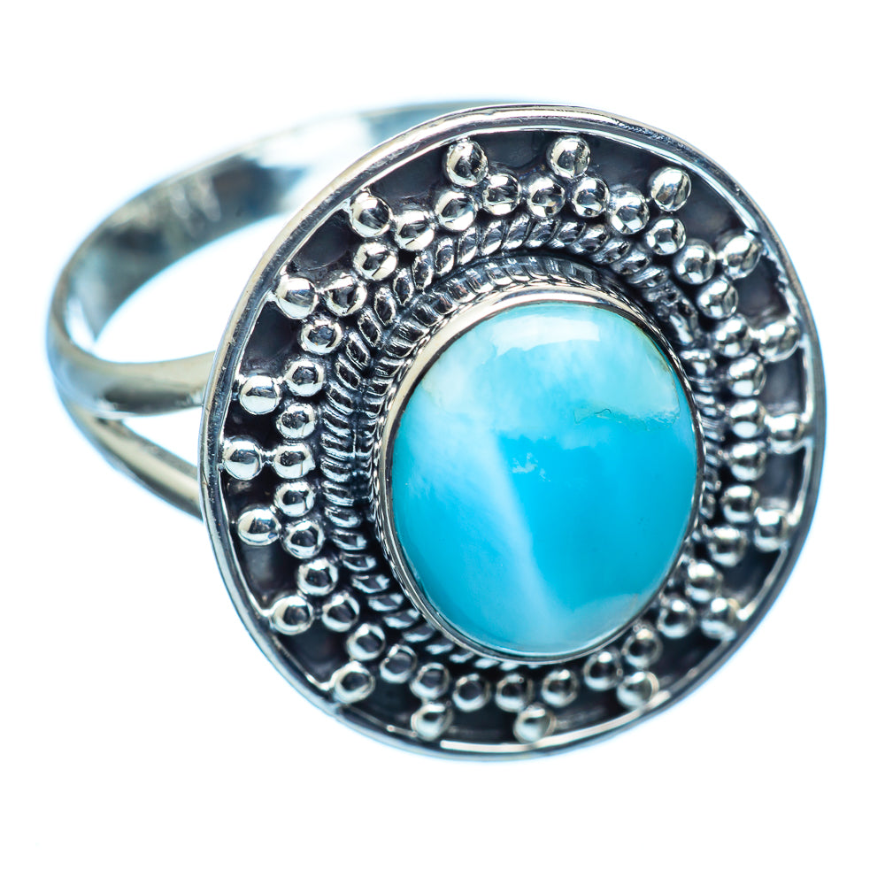 Larimar Rings handcrafted by Ana Silver Co - RING978730