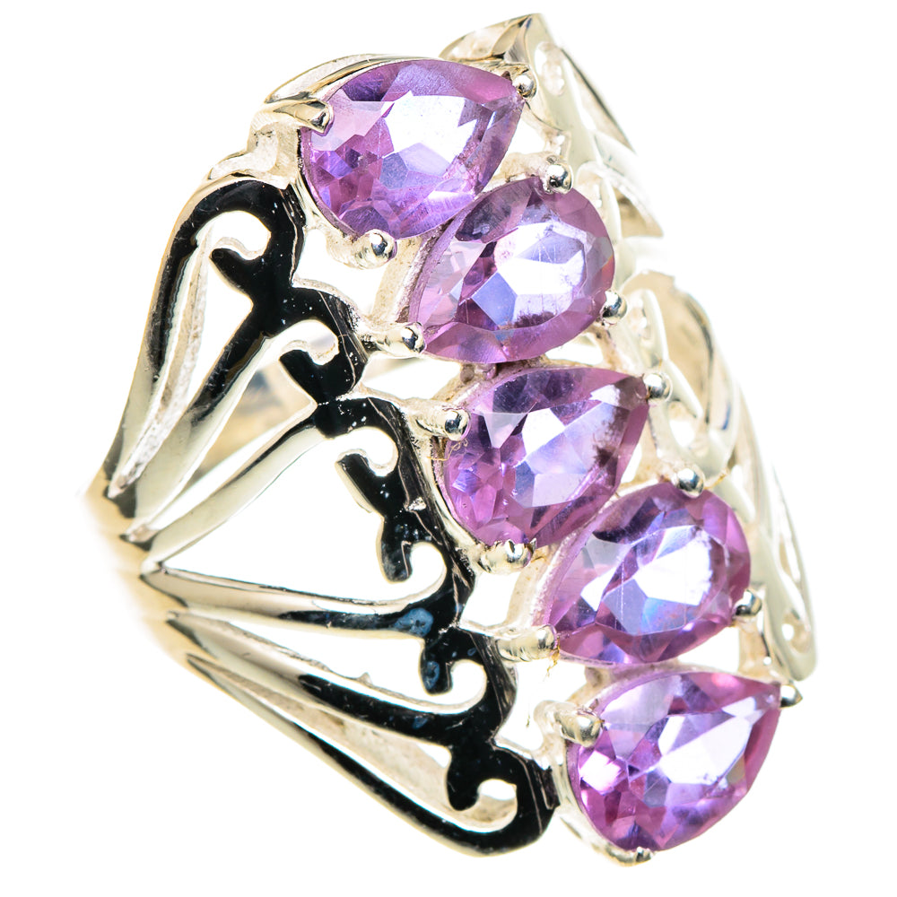Color Change Alexandrite (lab.) Rings handcrafted by Ana Silver Co - RING97874