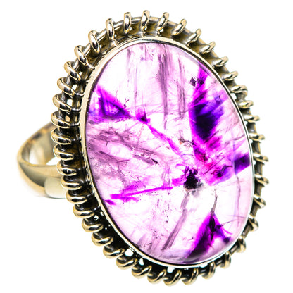 Star Amethyst Rings handcrafted by Ana Silver Co - RING97878