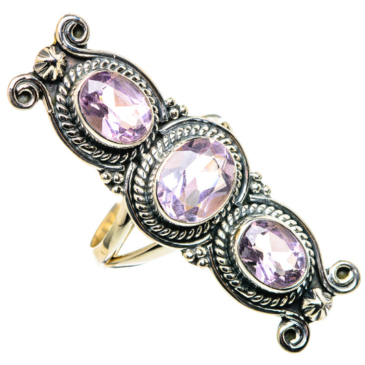 Kunzite Rings handcrafted by Ana Silver Co - RING97880 - Photo 2