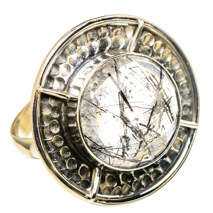 Tourmalinated Quartz Rings handcrafted by Ana Silver Co - RING97882