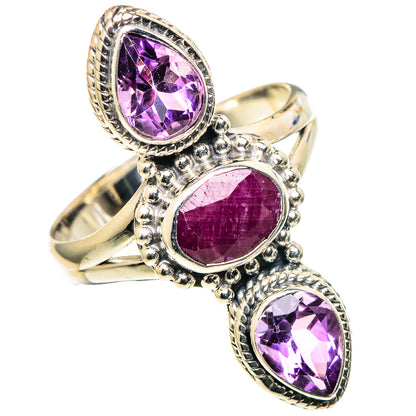 Ruby Rings handcrafted by Ana Silver Co - RING97886