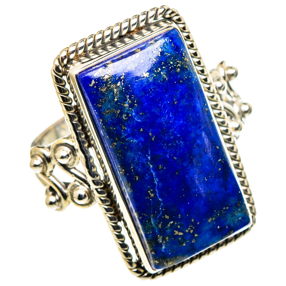 Lapis Lazuli Rings handcrafted by Ana Silver Co - RING97892