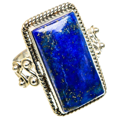Lapis Lazuli Rings handcrafted by Ana Silver Co - RING97892