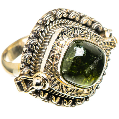 Green Tourmaline Rings handcrafted by Ana Silver Co - RING97897 - Photo 2