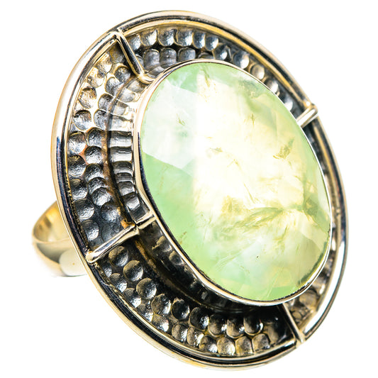 Prehnite Rings handcrafted by Ana Silver Co - RING97900