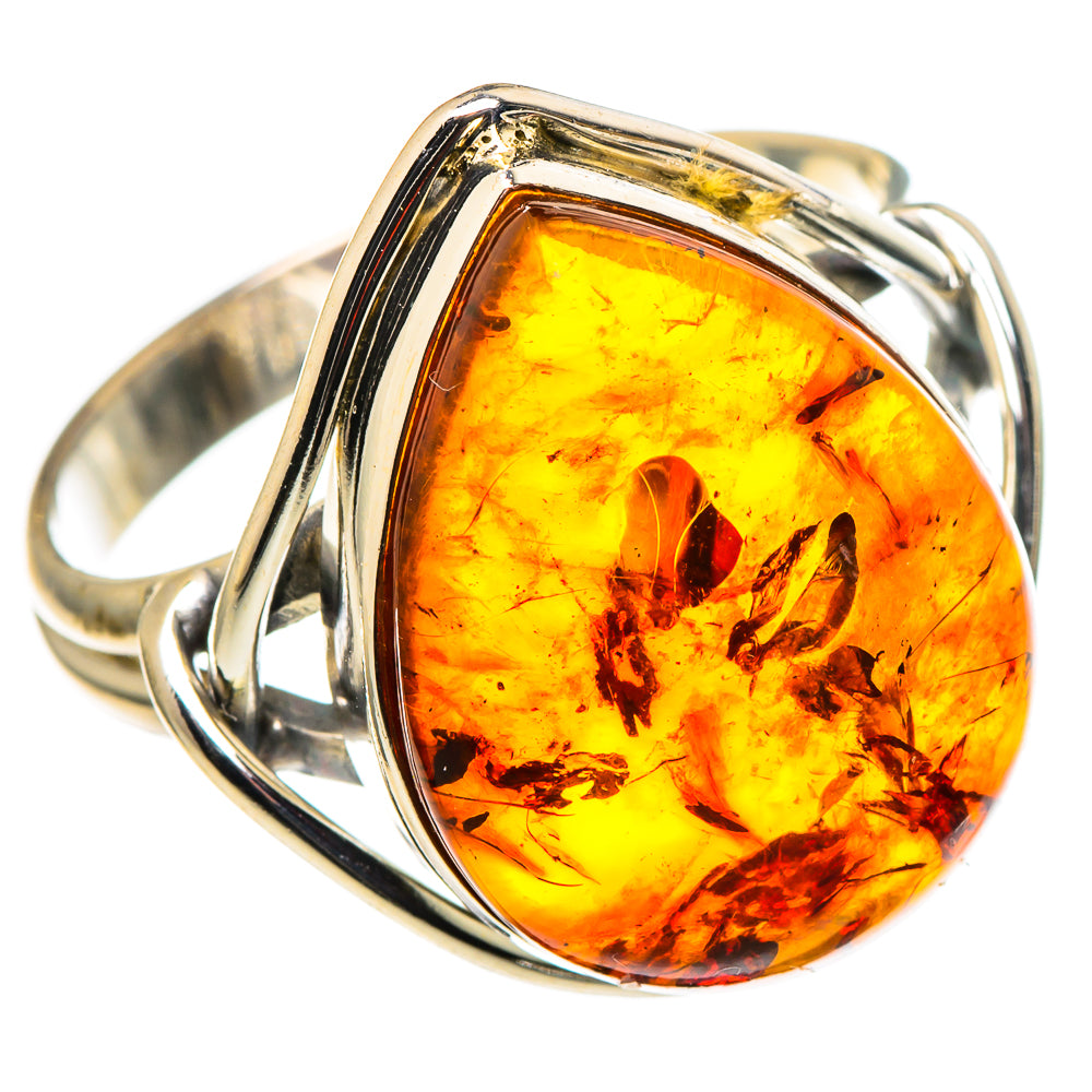 Baltic Amber Rings handcrafted by Ana Silver Co - RING97914
