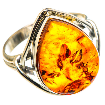 Baltic Amber Rings handcrafted by Ana Silver Co - RING97914