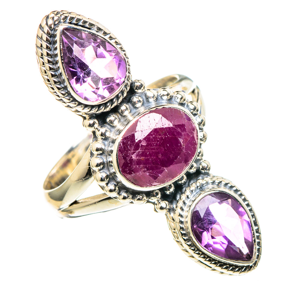Ruby Rings handcrafted by Ana Silver Co - RING97925