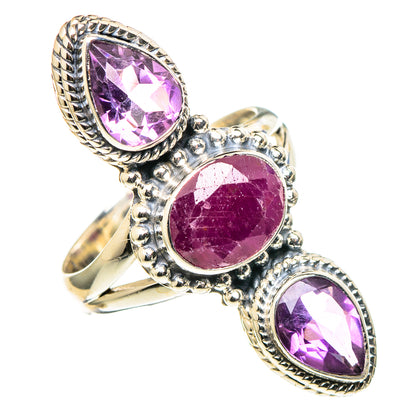 Ruby Rings handcrafted by Ana Silver Co - RING97925