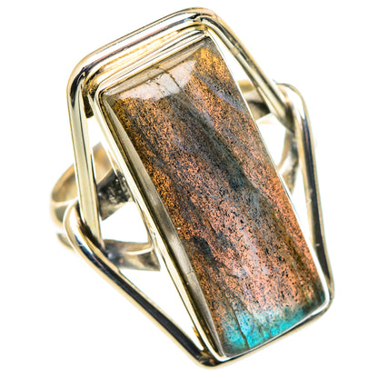 Labradorite Rings handcrafted by Ana Silver Co - RING97927